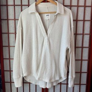 Aerie Waffle Knit Sweater